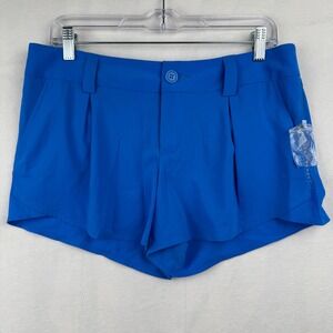 Alice +‎ Olivia Pleated Shorts Women's Size 6 Blue Career Casual